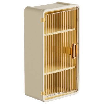Wall Mount Tissue Box Holder/Storage Rack Self Adhesive Self for Bathroom Kitchen Multipurpose Paper Towel Dispenser