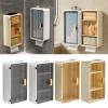 Wall Mount Tissue Box Holder/Storage Rack Self Adhesive Self for Bathroom Kitchen Multipurpose Paper Towel Dispenser view 2