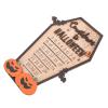 Wooden Halloween Advent Calendar Countdown Blocks Spooky Decor for Home, Classroom & Party Reusable Wooden Ornament with 24 Numbered Cubes view 2