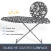VividPaw Ironing Board Cover and Pad, Standard Size 15x54, Thick Padding, Elastic Edge, Resist Scorching, Adjustable Fastener, Heavy Duty Floral Iron Board Covers (Rose) view 3