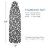 VividPaw Ironing Board Cover and Pad, Standard Size 15x54, Thick Padding, Elastic Edge, Resist Scorching, Adjustable Fastener, Heavy Duty Floral Iron Board Covers (Rose) view 4