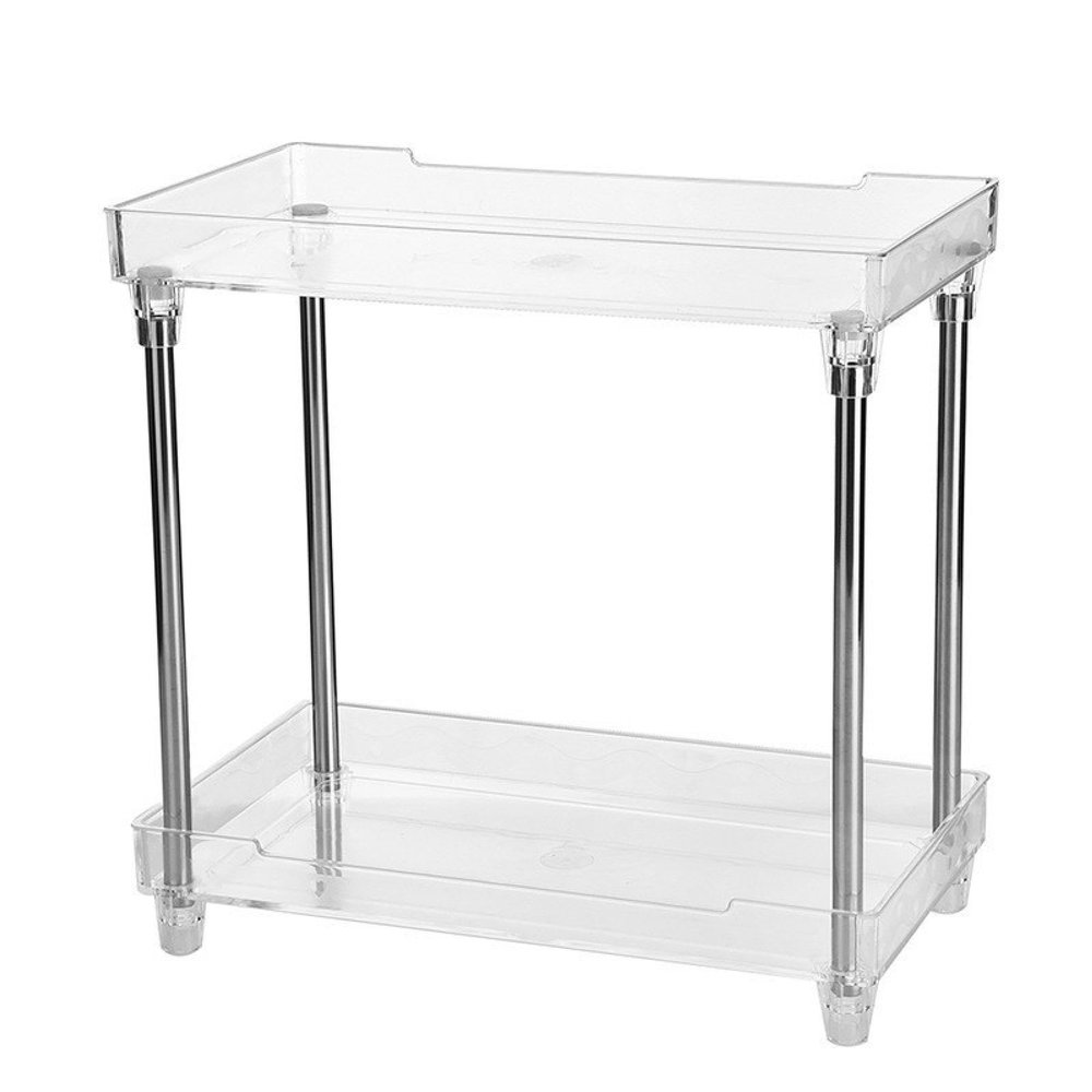 GJMLUNFZQ Multifunctional Shelf, Washstand, Bathroom, Toilet, Transparent Acrylic Cosmetics, Storage Shelf, Tabletop Shelf