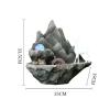 DINBOZ26X Indoor Fountain Desktop Wigwam Flowing Water Ornaments Fortune Cycle Feng Shui Ball Home Living Room Fountain Office Ornaments Tabletop Fountain view 2