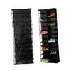 Hohopeti 2pcs Over The Door Shoe Organizer for Closet Storage Black Hanging Rack for Shoes Slippers Belts and Scarves Space-Saving for and Tight Spaces view 1