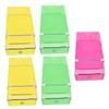 KOMBIUDA 5pcs Transparent Plastic Shoes Storage Organizer Stackable Drawer Shoe Boxes Easy to Clean for Women Footwear view 1