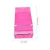 KOMBIUDA 5pcs Transparent Plastic Shoes Storage Organizer Stackable Drawer Shoe Boxes Easy to Clean for Women Footwear view 4