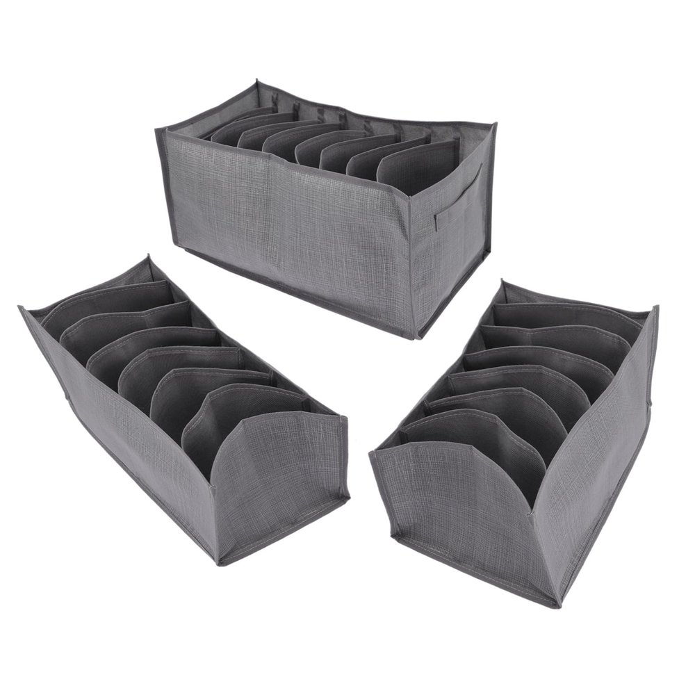 KOMBIUDA 3pcs Multi-functional Jeans Drawer Organizer Closet Clothes Storage for Efficient Organization Bedroom and Home for Pants Sweaters