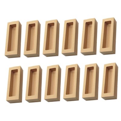 MUCKLILY Mooncake Box Window Paper Storage Cases for Biscuits Baking Macarons Cake Packaging