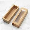 MUCKLILY Mooncake Box Window Paper Storage Cases for Biscuits Baking Macarons Cake Packaging view 3