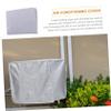 MOLUCKFU Outdoor Air Conditioner Cover and Sun Protective Cover for Central Units Prevents Dust Rain and Uv Damage Compatible Standard Units view 4