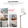 JEWEDECO Elegant Pleated Cloth Lamp Shade for European Style Ceiling Light Easy Install Sturdy Design for Home Hotel and Bedroom Decor Soft Beige view 3