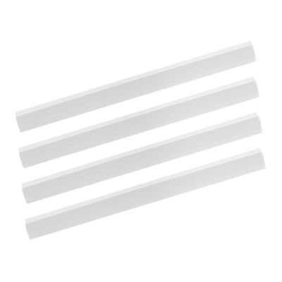 MOLUCKFU 4pcs Dustpan Edge Protector Replacement Strips Rubber Lip for Garbage Shovel Dustpan Lip Strip Replacement