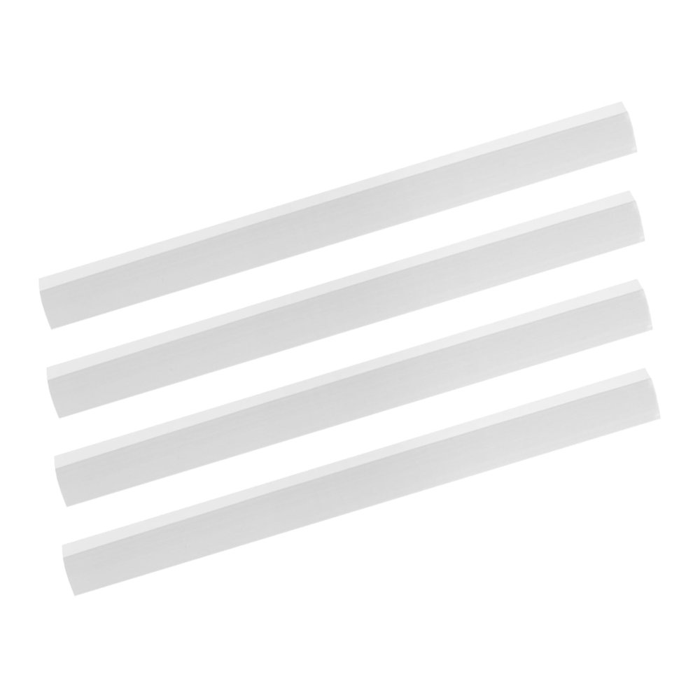 MOLUCKFU 4pcs Dustpan Edge Protector Replacement Strips Rubber Lip for Garbage Shovel Dustpan Lip Strip Replacement