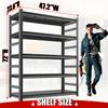 BEESTMUEBLE Heavy Duty 5-Tier Garage Storage Shelves 3000 LBS Weight Capacity Adjustable Metal Shelving Unit Utility Shelf for Warehouse, Basement view 3