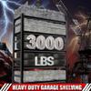 BEESTMUEBLE Heavy Duty 5-Tier Garage Storage Shelves 3000 LBS Weight Capacity Adjustable Metal Shelving Unit Utility Shelf for Warehouse, Basement view 4