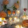 Handmade Floral Night Light - Floral Resin Night Light,Pressed Flower Resin Letters Nightlight with LED Light,DIY Handmade Custom Letter Decortions Lamps for Women Girls Gift (F) view 3