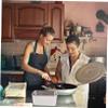 BIUDECO Set of 2 Stainless Steel Cake Baking Boxes Food Container Easy Storage Kitchen Supply Silver view 3