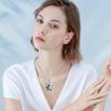 Hearbeingt Butterfly Heart Urn Necklace for Ashes Crystal Cremation Jewelry view 3