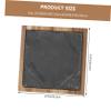BEBEMOKO Japanese Wooden Pallet Serving Tray Square Platter Dinner Plate for Steak Salad Pizza Supply view 2