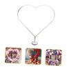 Heart Shape Balloon Arch Stand Kit PVC Xmas White Floor view 3