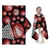 Eiis Unidesign Hooded Towel Kids Sport Basketball Gym Bath Towels with Hood Microfiber Kids Beach Towels Baby Pool Beach Towel for Boy Girls view 2