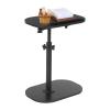 BILPIKOGoo Adjustable Height C Shaped Side Table, 360Swivel & Flip Top C Shaped End Table for Sofa & Couch, Living Room, Bedroom, Study, and Small Spaces view 4