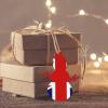 Christmas Wooden Ornaments, UK Flag - Christmas Tree Decoration for Party Decoration and Xmas Day - Snowman Shape view 4