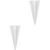 QUMIIRITY 2pcs Hanging Hydroponic Glass Planter Wall Vase Modern Design for Home Office Decoration for Plant Propagation Versatile Hanging Plant Bottle for Use view 1