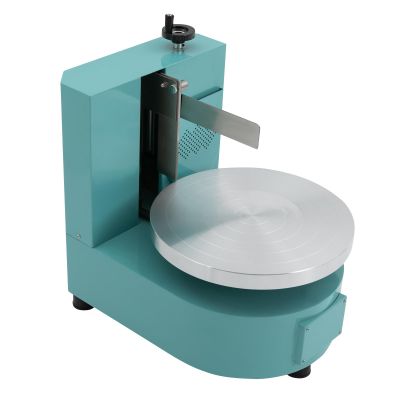 Cake Decorating Coating Machine, 4-12inch Cake Cream Spreading Coating Edge Smoothing Machine, 80W Cake Cream Smooth Coating Decoration Machine, for Bakeries, Dessert Stores, Food Stores (Blue)