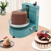 Cake Decorating Coating Machine, 4-12inch Cake Cream Spreading Coating Edge Smoothing Machine, 80W Cake Cream Smooth Coating Decoration Machine, for Bakeries, Dessert Stores, Food Stores (Blue) view 3