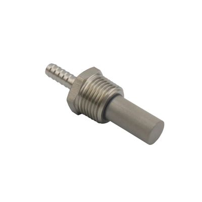 ASDJKL Home Brewing 1/2" NPT Stainless Steel Aeration Diffusion Stone with 1/4" Barb Beer Brewing Oxygen Carbonation Stone Barware Wine Making Brewing Accessories(2 Micron)