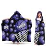 Eiis Unidesign Hooded Towels for Kids 3-10 Yrs Purple Sport Basketball Kids Bath Towels Hooded Beach Towel Wrap Bathrobe Blanket Boys Gift for Shower view 4