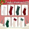Voltexia Personalized Christmas Stockings with Name Embroidered Knitted Custom Christmas Stocking 18 Large Xmas Stocking Holiday for Fireplace Christmas Holiday Party Decoration-5 Pcs view 2
