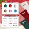 Voltexia Personalized Christmas Stockings with Name Embroidered Knitted Custom Christmas Stocking 18 Large Xmas Stocking Holiday for Fireplace Christmas Holiday Party Decoration-5 Pcs view 4
