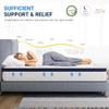 Avenco King Mattress, 14 Inch King Mattresses in a Box, Hybrid King Size Mattresses with Comfort Foam and Pocket Coils for Pressure Relief & Motion Isolation view 2