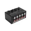 4 Channel Stereo Mixer, Passive Stereo Mixer 4 Input 1 Output for CD Player Tape Player view 3