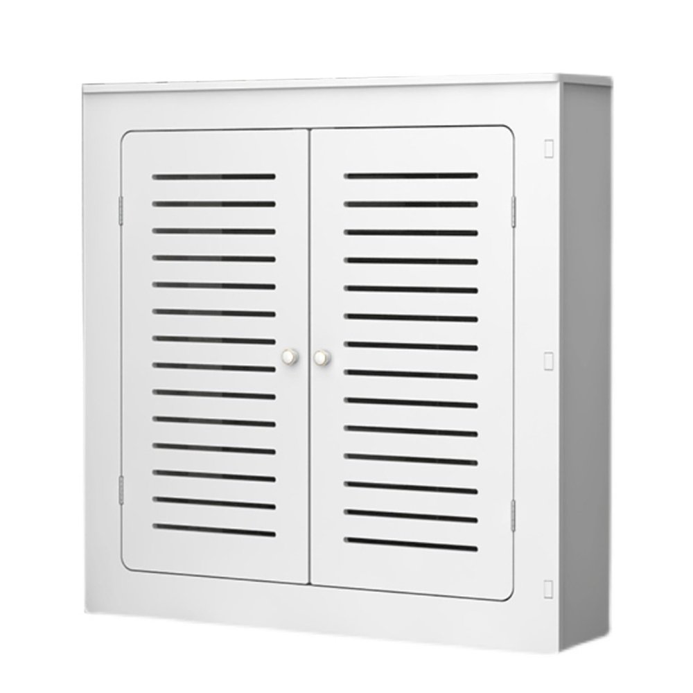 Radiator Cover Cabinet, Modern Home Wood Radiator Covers, Radiator Shelf with 2 Doors, Heating Cover Cabinet,Creative Hollow Design, for Home, Living Room(100 * 90 * 15cm/39.4 * 35.4 * 5.9in)