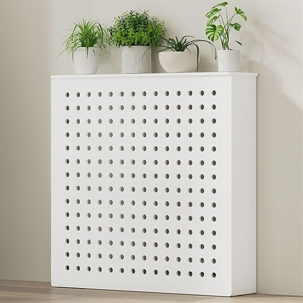 kwimebek Wood Radiator Cover, White Radiator Covers for Home, Modern Home Radiator Covers, Heater Covers for Radiators for Living Room, Bathroom(23.6 * 7.9 * 31.5in)