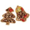 2 Pcs Christmas Charcuterie Boards Wooden Christmas Tree Charcuterie Board Christmas Bell Serving Tray,Christmas Serving Decorative Platter Fruit Platter Tray for Xmas Holiday view 1