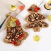 2 Pcs Christmas Charcuterie Boards Wooden Christmas Tree Charcuterie Board Christmas Bell Serving Tray,Christmas Serving Decorative Platter Fruit Platter Tray for Xmas Holiday view 3