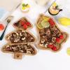 2 Pcs Christmas Charcuterie Boards Wooden Christmas Tree Charcuterie Board Christmas Bell Serving Tray,Christmas Serving Decorative Platter Fruit Platter Tray for Xmas Holiday view 4