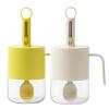 Chienc Kitchen Seasoning Jars - Transparent Salt Keeper with Integrated Retractable Spoon Lid, Ideal for Outdoor BBQs & Daily Kitchen Tasks view 1