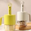 Chienc Kitchen Seasoning Jars - Transparent Salt Keeper with Integrated Retractable Spoon Lid, Ideal for Outdoor BBQs & Daily Kitchen Tasks view 2