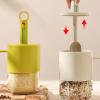 Chienc Kitchen Seasoning Jars - Transparent Salt Keeper with Integrated Retractable Spoon Lid, Ideal for Outdoor BBQs & Daily Kitchen Tasks view 3