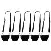 5Pcs Wine Glass Neck Holder Neoprenes Sleeve With Adjustable Neck Strap Wine Glass Lanyard Necklace For Wine Walking view 1