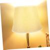 CIYODO Lampshade Beige Fabric Table Lamp Replacement Decorative Home Accessory view 4