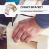 GARVALON 10pcs Heavy Duty Chair Corner Bracket Connector for Furniture Fixing Bracket for Tables Dressers Shelves Versatile and Stable Hardware Fitting view 2