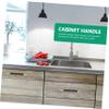 WOONEKY 1pc Modern Simple Style Cabinet Handle and Pull Handle for Furniture Easy Installation Hole Spacing for Kitchen and Home Use view 4