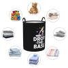 Drop The Base Chemistry Large Laundry Basket,Bathroom,Waterproof,Collapsible Round Clothes Basket Freestanding Laundry Hamper view 3