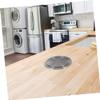 TOGEVAL Flipping Trash Can Lid for Kitchen and Bathroom Recessed Design Space-saving and Easy to Clean Material for Tabletop Use view 2